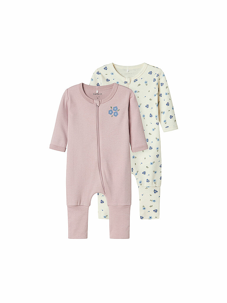 Name It Pyjama à Manches Longues Flower Jet Stream 9 Mois Filles